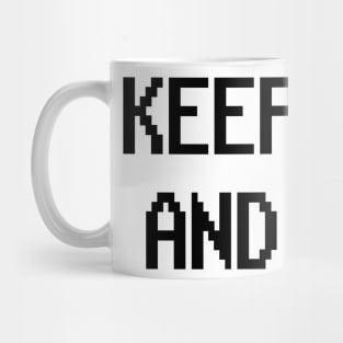 Keep Calm and Hodl BTC Bitcoin Crypto Krypto Coin Mug